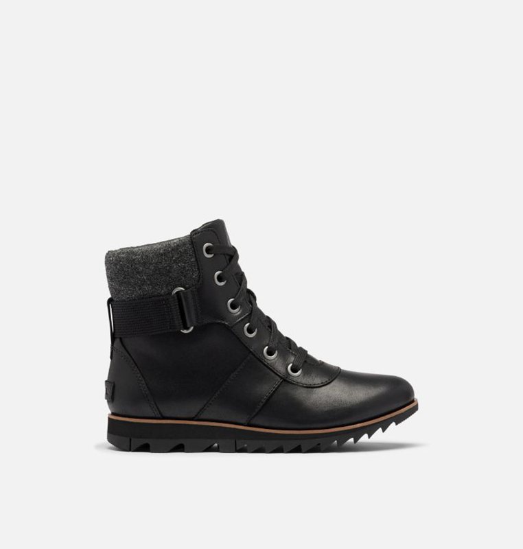 Botas De Invierno Sorel Mujer - Harlow™ Conquest Bajas Negras - 23786-ADGY